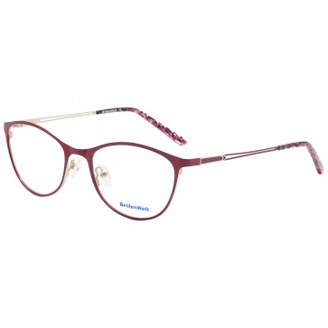 Wunderschöne Brille mit Sehstärke Metall bunt rot pink Brillenbügel 