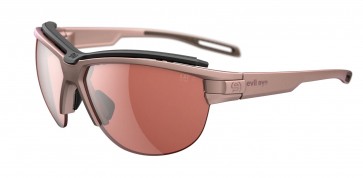Sportbrille Evil Eye pathline.f pro Gr. S e043 3500 rose` metallic / LST active silver Mirror NEU! inkl. Ersatz Nasenauflagen
