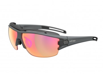 Sportbrille Evil Eye trace ng pro Gr. L e030 6700 matt dark grey / LST bright VARiO purple Mirror NEU!