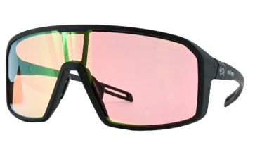 Sportbrille Evil Eye roadsense Gr. L e037 9100 matt black / LST VARIO blue-green Mirror NEU! inkl. Ersatz Nasenauflagen