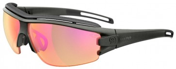 Sportbrille Evil Eye trace pro Gr. S e001 6500 dark olive metallic / LST vario purple Mirror NEU!