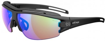 Sportbrille Evil Eye trace pro Gr. L e001 9300 matt black / LST vario blue-green Mirror NEU!