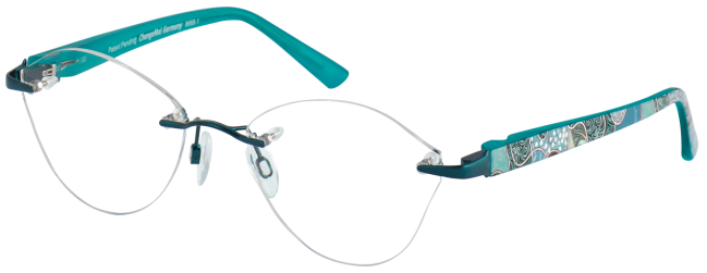 Randlose brille mit wechselbügel clearance