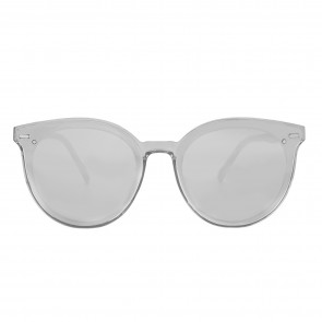 Kobelfein Sonnenbrille Katzenauge transparent grau 5000-1