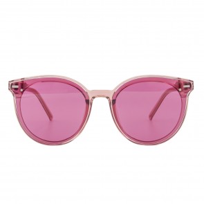 Kobelfein Sonnenbrille Katzenauge transparent pink 5000-2