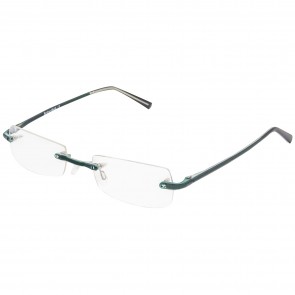 BW 5995 randlose Brille whynot Fassung Kunststoff matt dunkel grün dunkelgrün
