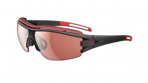 Sportbrille Evil Eye trace pro Gr. L e001 9000 matt black / LST active silver Mirror NEU!