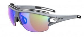 Sportbrille Evil Eye trace ng pro Gr. L e030 6800 matt moonstone grey / LST VARiO blue-green Mirror NEU!