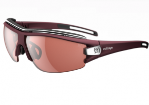 Sportbrille Evil Eye trace pro Gr. S e001 3200 matt dark red / LST active silver Mirror NEU!