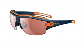 Sportbrille Evil Eye trace ng pro Gr. L e030 4600 matt dark blue / LST active silver Mirror NEU!