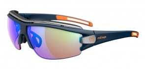 Sportbrille Evil Eye trace pro Gr. L e001 4800 dark blue matt/ LST vario blue-green Mirror NEU!