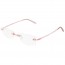 BW 5995 randlose Brille whynot Fassung Kunststoff pink